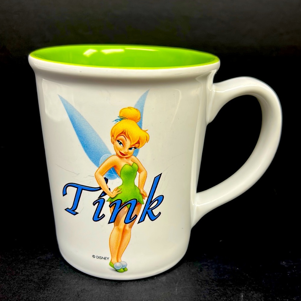 - Vintage 2000 Disney Store “ Tink” large ceramic mug mug